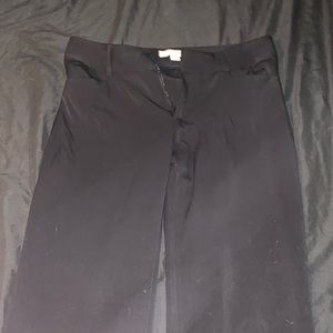 Michale kors black dress pants wide leg mid waisted size 4